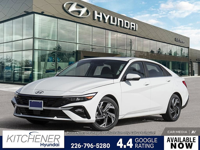 2025 Hyundai Elantra Luxury LEATHER/SUNROOF/APPLE CAR PLAY/AN... in Cars & Trucks in Kitchener / Waterloo