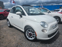 GARANTIE 1 ANS CREDIT DIRECT EN LIGNE AU WWW.AUTO-INTERNET.CA WOW 2015 FIAT 500 CONVERTIBLE TOUT EQU... (image 1)