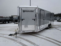 2024 Legend 8 Wide Aluminum Deluxe V-Nose Snowmobile Trailer - 8