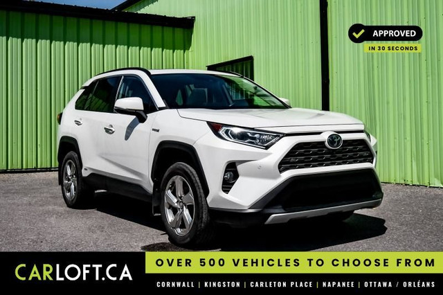 2019 Toyota RAV4 Hybrid Limited • SUNROOF • COOLED LEATHER • CP/ in Cars & Trucks in Cornwall