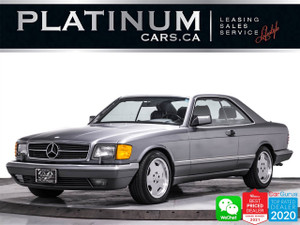 1987 Mercedes-Benz 500-Series 560SEC, COUPE, V8, COLLECTIBLE, BLACK LEATHER