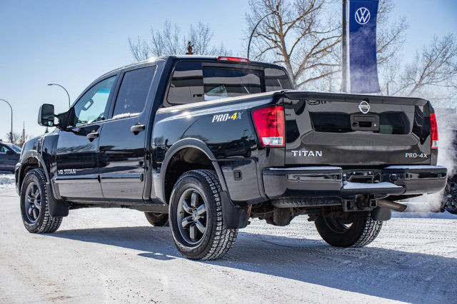 2015 Nissan Titan 4WD Crew Cab PRO-4X | LEATHER | HEATED SEATS in Cars & Trucks in Edmonton - Image 3