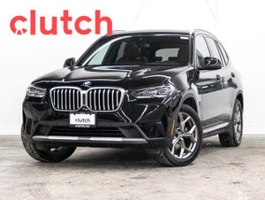 2022 BMW X3 XDrive30i AWD w/ Apple CarPlay & Android Auto, Nav, Panoramic Moonroof