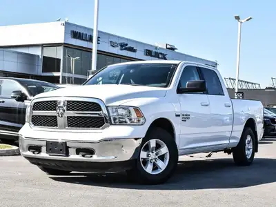 2019 RAM 1500 SLT Crew Cab 4x4 HEMI Power | Tow-Ready | Premium Cloth Interior Bright White Exterior...