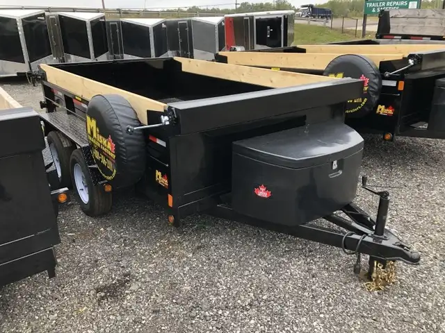 Miska Contractor Dump Trailer - Made in Canada in Cargo & Utility Trailers in Sudbury - Image 5