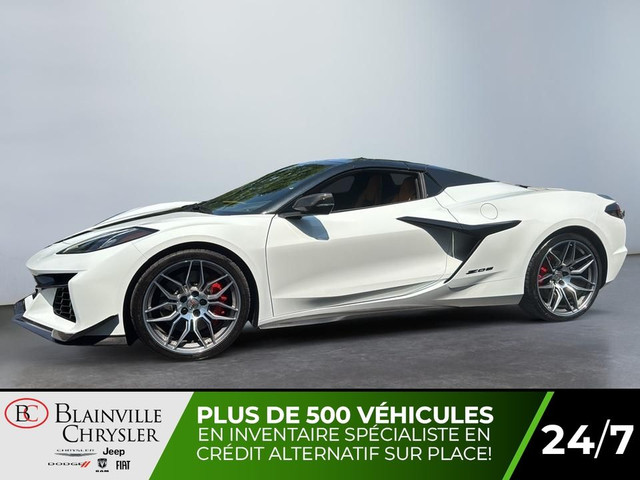 2024 Chevrolet Corvette Z06 3LZ V8 670HP HUD NAV CUIR BEIGE TOIT in Cars & Trucks in Laval / North Shore