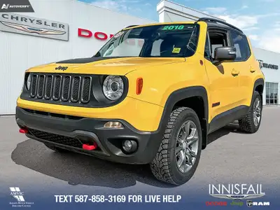 2018 Jeep Renegade Trailhawk Leather! Navigation! Panoramic S...