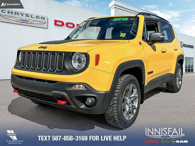 2018 Jeep Renegade Trailhawk Leather! Navigation! Panoramic S... in Cars & Trucks in Red Deer