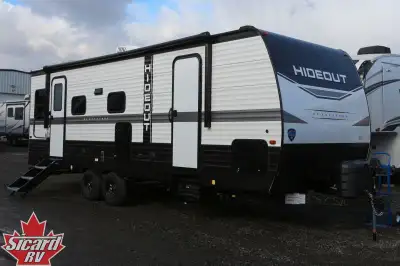 The 2024 Hideout 25RDS, by Keystone, contains everything you will need to make traveling effortless...