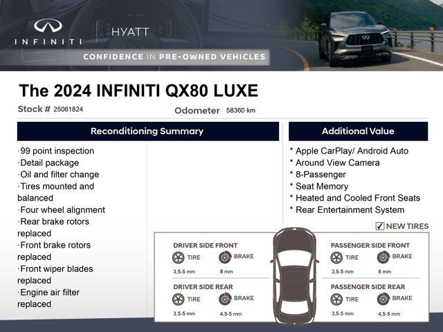 2024 INFINITI QX80 LUXE - Apple CarPlay | 360 in Cars & Trucks in Calgary - Image 2