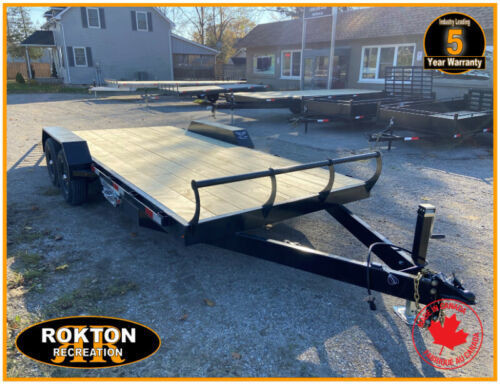 2022 7 x 20 Car Trailer,Aluminum hide-away ramps Available NOW in Cargo & Utility Trailers in Mississauga / Peel Region - Image 3