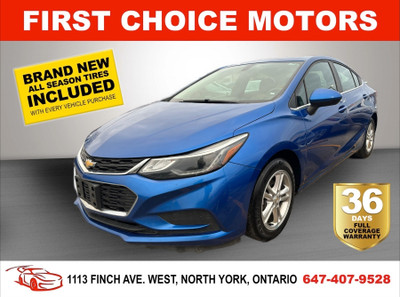2017 CHEVROLET CRUZE LT ~AUTOMATIC, FULLY CERTIFIED WITH WARRANT