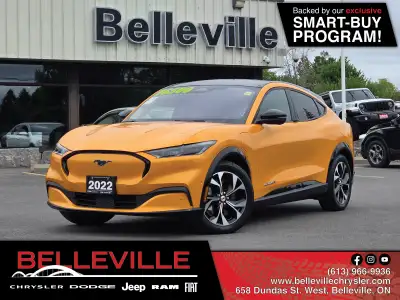 Recent Arrival! Odometer is 32679 kilometers below market average! Yellow 2022 Ford Mustang Mach-E P...