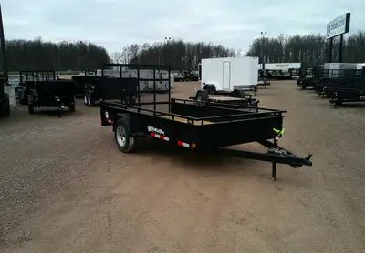 Canada Trailers Single Axle Utility Trailer 2,990lbs GVWR is $3,460.00 ! Ord: 79027-2 -ST - Ser: 2CP...