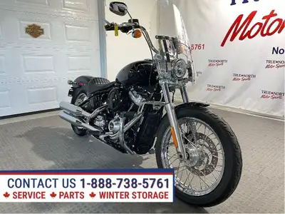 Check Out this Canadian Softail Standard with just 10,531 km at True North Motor Sports. Lean Bobber...