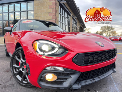 2017 Fiat 124 Spider Abarth Convertible! AC! Backup Cam! Htd...