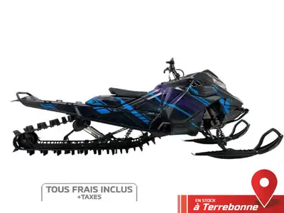 SKI-DOO Summit X 850 EXPERT 165 TURBO 2022 Noir et Bleu 1042 km au compteur. Motos Illimitées Terreb...