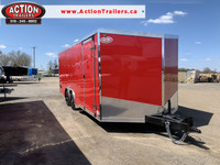  IRON SERIES  8.5' x 18' CARGO/ AUTO HAULER WITH EXTENDED TONGUE