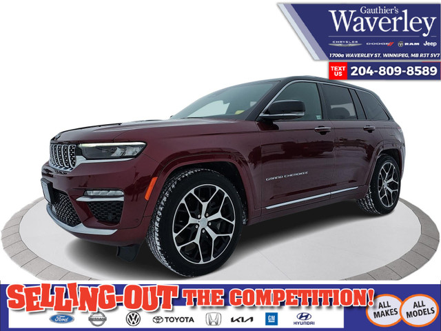 2022 Jeep Grand Cherokee Summit LEATHER | NAV | HEATED FRONT... in Cars & Trucks in Winnipeg