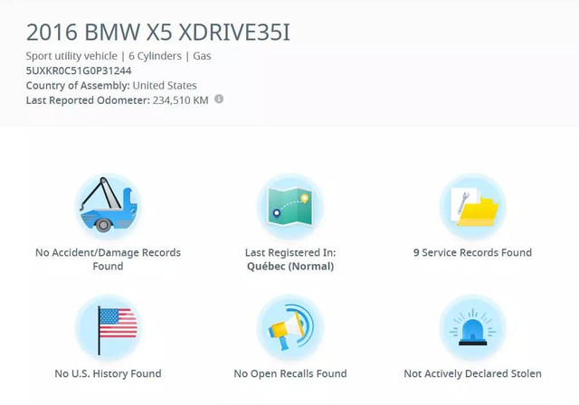 2016 BMW X5 xDrive35i in Cars & Trucks in City of Montréal - Image 3