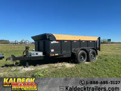2025 Canada Trailers 6.5in. x 12in. Dump Box 10K - (2) 5200# Spring Axles with Electric Brakes - 990...