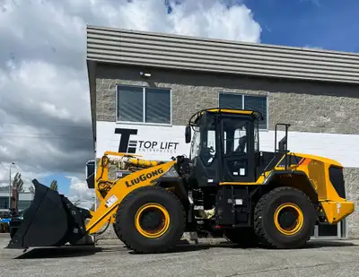 New Liugong 848H, Articulated Wheel Loader The 848H Articulated Wheel Loader has 173hp, Final 4 tier...