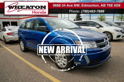 This 2015 Dodge Journey Canada Value Pkg comes in a striking Blue Streak Pearl with 17 steel wheels...
