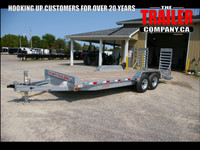 2024 82X18 EQUIPMENT TRAILER, TANDEM AXLE, GALVANIZED, GALVANIZE