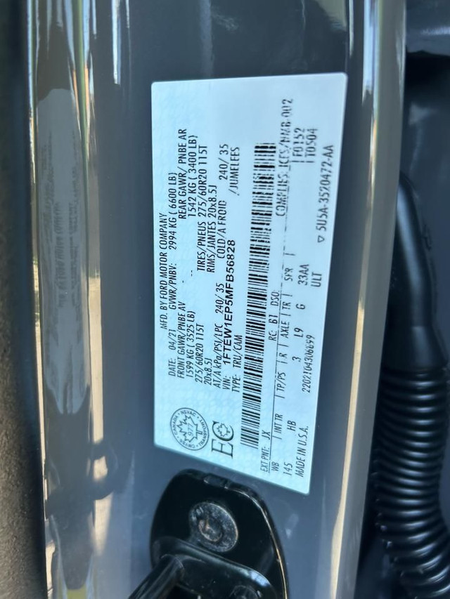 2021 Ford F-150 Lariat in Cars & Trucks in Oshawa / Durham Region - Image 4
