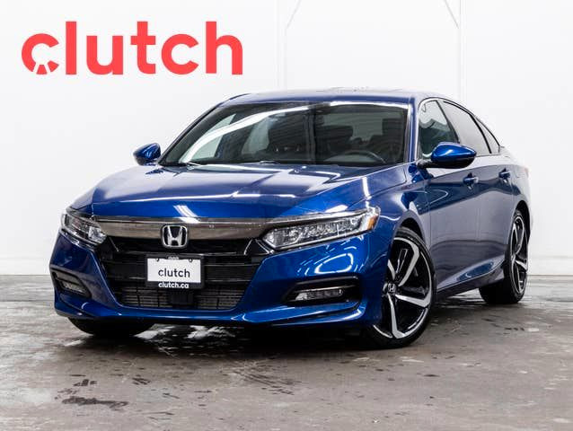 2018 Honda Accord Sport 2.0 w/ Apple CarPlay & Android Auto, Pow in Cars & Trucks in Ottawa