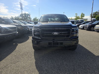 This brand new ANTIMATTER BLUE METALLIC 2025 FORD F-150 LARIAT is powered by a 3.5L POWERBOOST HYBRI... (image 1)