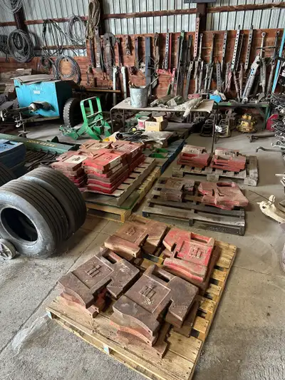 IH Farmall Tractor Suitcase Weights With The Original IH Stamp (Not Reproductions ) , Several Styles...