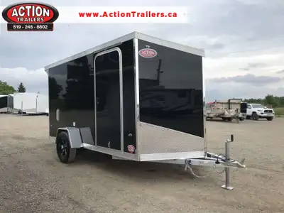 LEGACY SERIES ALL ALUMINUM FRAME 6' X 12' SINGLE AXLE CARGO WITH RAMP DOOR AND POLYCORE PANEL UPGRAD...