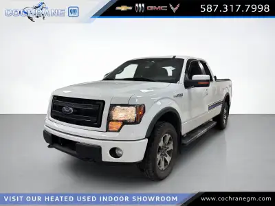They say go big or go home! Our used 2013 Ford F-150 FX4 SuperCab 4X4 shown in Oxford White is one n...