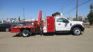 2019 Ford F 550 XLT PICKER CRANE WITH FASSI F-65 BOOM