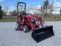 2023 Mahindra eMax 20S HST 4WD Tractor with Loader & Mower