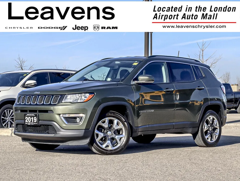 2019 Jeep Compass Limited 4WD | Bluetooth | Keyless Enter 'n...