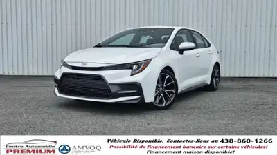 2020 Toyota corolla SE CVT 2.0L FWD Financement Bancaire 1e 2e 3e chance Disponible —- FINANCEMENT M...