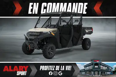 Ce CÔTE-À-CÔTE POLARIS RANGER CREW 1000 PREMIUM 2025 est disponible DÈS MAINTENANT! Contactez-nous a...