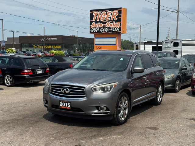 2015 Infiniti QX60 AWD, 360 CAM, DUAL DVD, 192KMS, LOADED, CERTI in Cars & Trucks in London