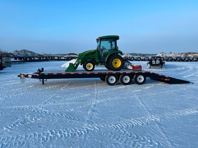 2025 SWS 26' Deck Over Wheels Trailer w/ Mega Ramps (3) 7K Axles in Farming Equipment in Edmonton - Image 2
