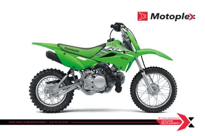 KLX110R Comme moto conviviale pour les débutants ou instrument de plaisir la KLX110R et la KLX110R L...