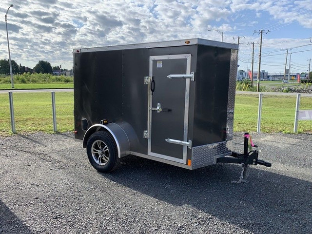 *EN INVENTAIRE* 5X8 + VNOSE 5.3 DE HAUT 5 X 8 2 PORTES OU RAMPE in Cargo & Utility Trailers in City of Montréal - Image 4