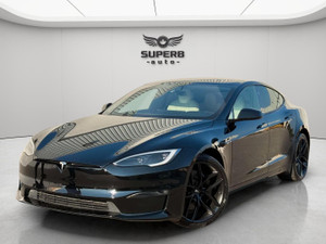 2022 Tesla Model S AWD | YOKE STEERING WHEEL | WOOD TRIM | NAVIGATION | SIDE CAMERA