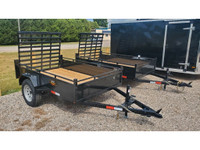  2023 Tow-Tek Trailers 5x8 Steel Utility with rear gate