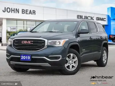 2019 GMC Acadia SLE-1 ONE OWNER | CLEAN CARFAX | LOCAL TRADE AWD, Cocoa/Light Ash Gray Cloth. AWD 2....
