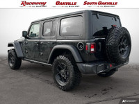 2025 JEEP WRANGLER WILLYS 4X4 Black Exterior Black Cloth Low Back Bucket Seats 3.6L V6 Engine - Park... (image 3)