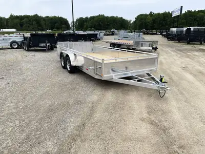 Canadian Mennonite Built Tandem Axle Aluminum Utility Trailer is $6,575.00 ! Ord: E1472-3714 - Ser:...