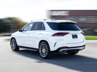 7 Passenger!!! 2022 Mercedes Benz GLE-350 AMG PKG White Exterior on Black Interior comes with Techno... (image 3)