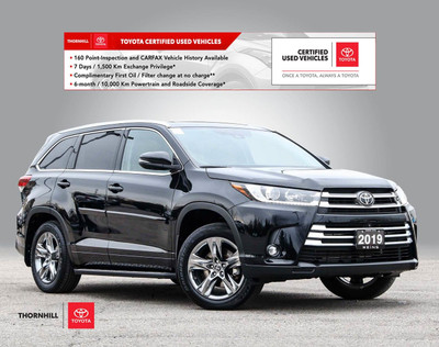 2019 Toyota Highlander Limited JBL AUDIO | 2 SET OF TIRES & R...